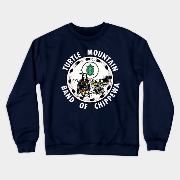 Turtle Mountain Band of Chippewa Crewneck Sweatshirt by Historia